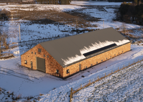 Christmas warehouse photo